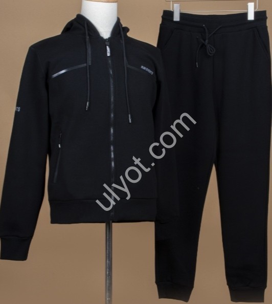 КОСТЮМ JJF (L-4XL) Хутро МАНЖЕТ ЧОРНИЙ 20151