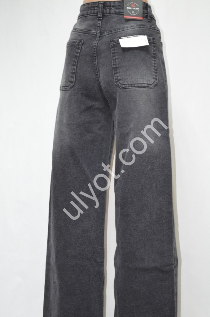 ДЖИНСИ RELUCKY (25-30) БАЙКА ГРАФІТ W392-7