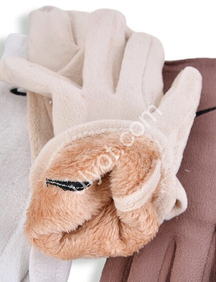 ПЕРЧАТКИ СЕНСОР (6,5-8,5 СМ) МЕХ  МИКС M11-1