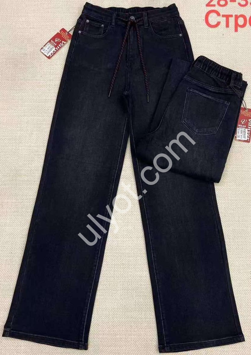 ДЖИНСИ VANVER (28-33) ЧОРНИЙ B82093