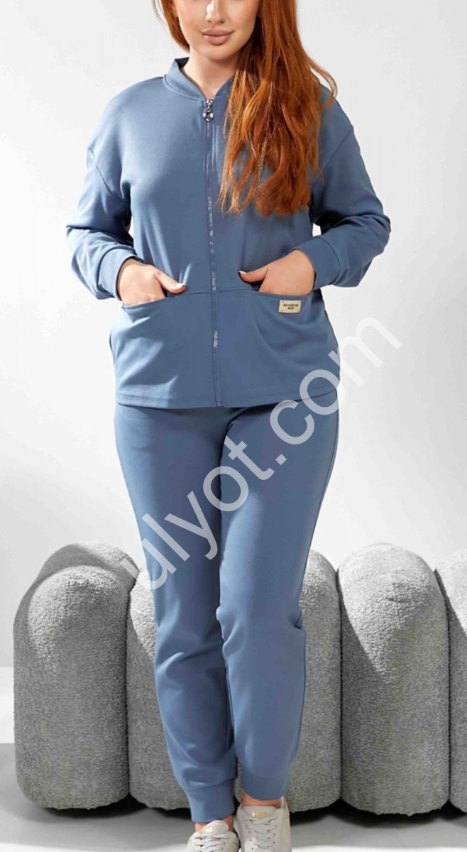 КОСТЮМ (L-4XL) МАНЖЕТ ПУДРА 8016