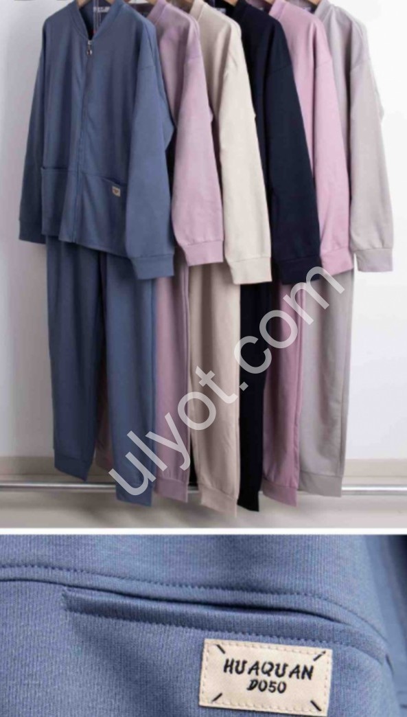 КОСТЮМ (L-4XL) МАНЖЕТ ПУДРА 8016