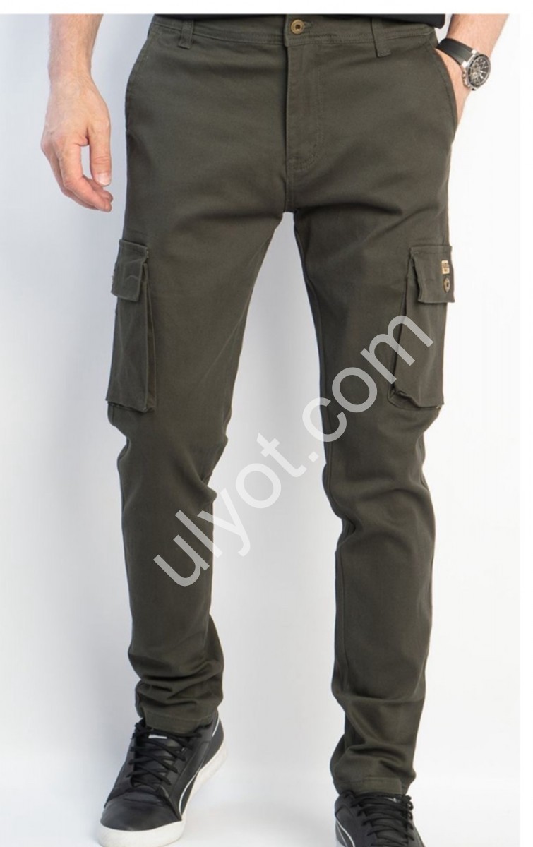 ДЖИНСИ RTROOSS (29-36) КАРГО ХАКІ 8083-2