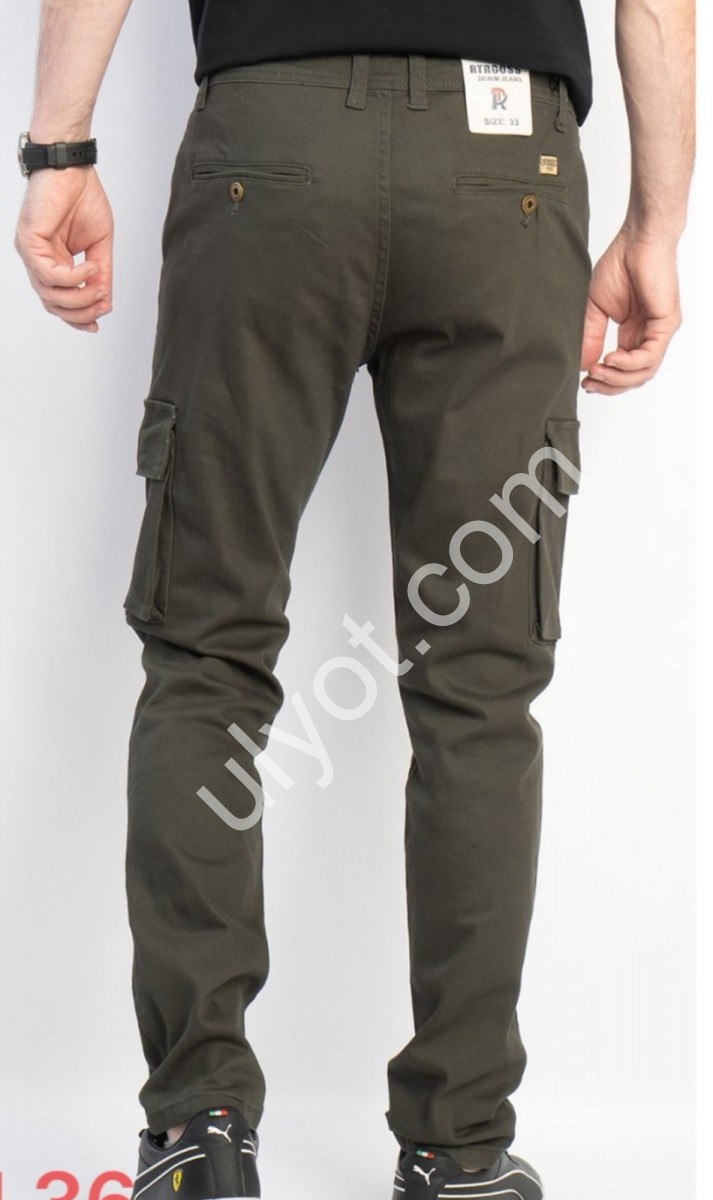 ДЖИНСИ RTROOSS (29-36) КАРГО ХАКІ 8083-2
