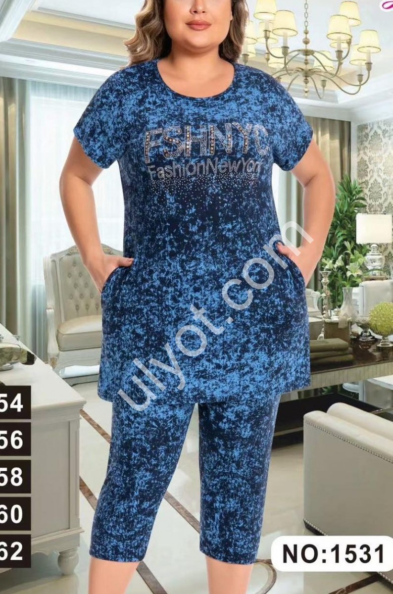 КОСТЮМ (54-62) Т.СИНІЙ 1531