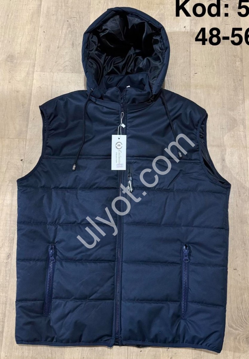 ЖИЛЕТКА (48-56) Т.СИНИЙ 50
