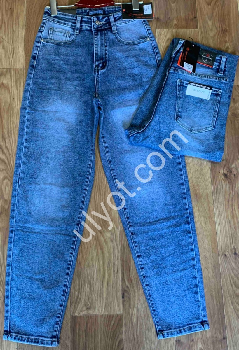 ДЖИНСЫ RELUCKY (25-27) Т.СИНИЙ 607-1