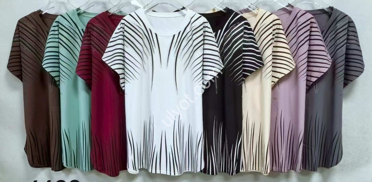 ФУТБОЛКА JJF (ONE SIZE БАТАЛ) МІКС 6632