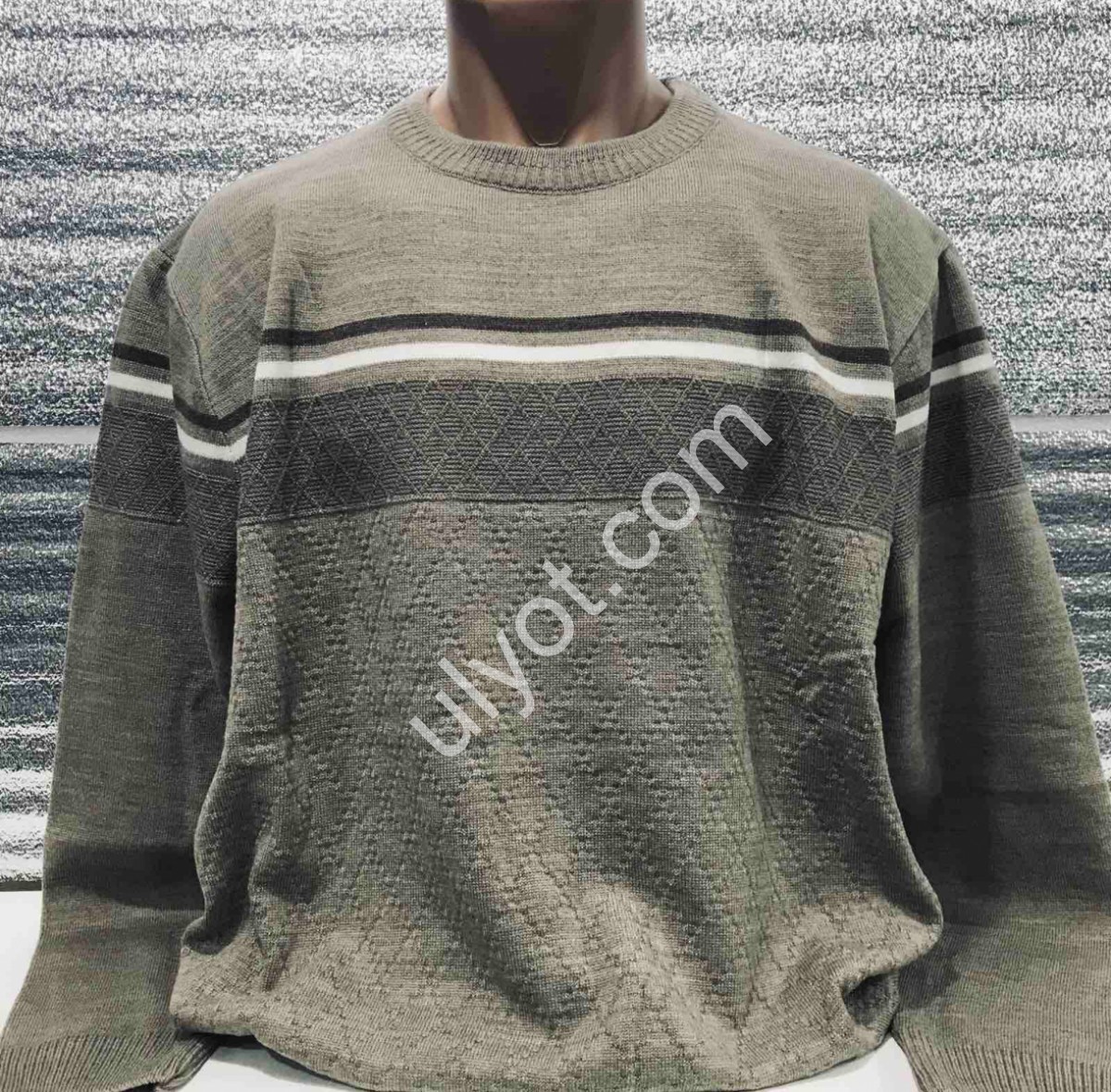 СВИТЕР DEVANTI (3XL-5XL) БЕЖ 73509-1