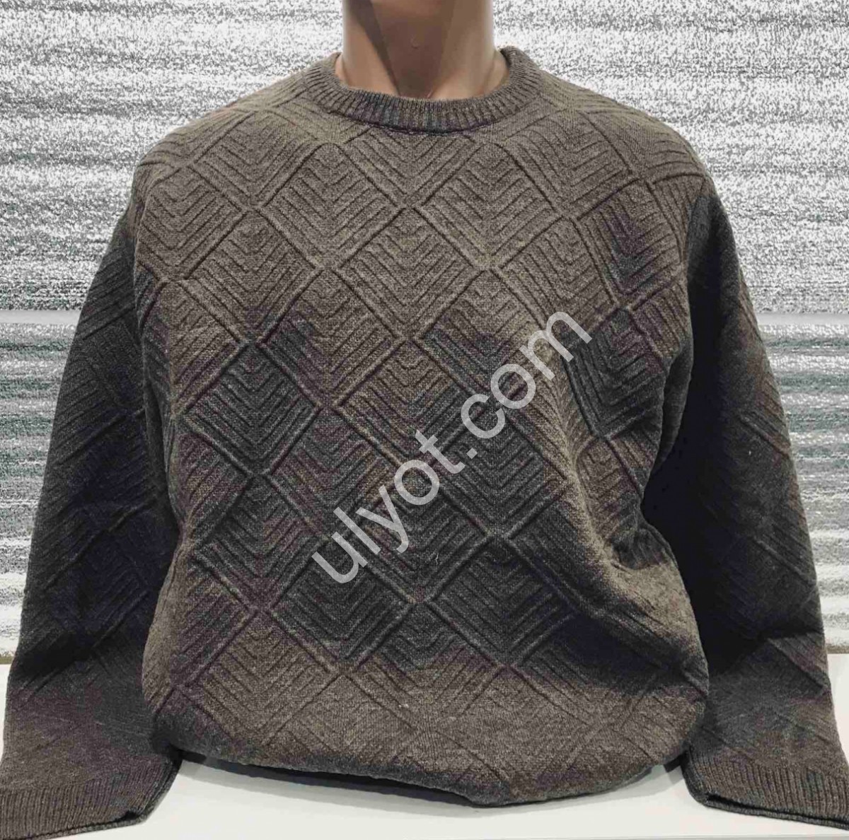 СВИТЕР DEVANTI (L-2XL) МОККО 72185