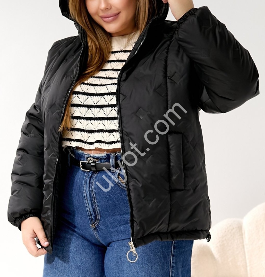 Фото 2 КУРТКА (50-60) ЧЕРНЫЙ 17186