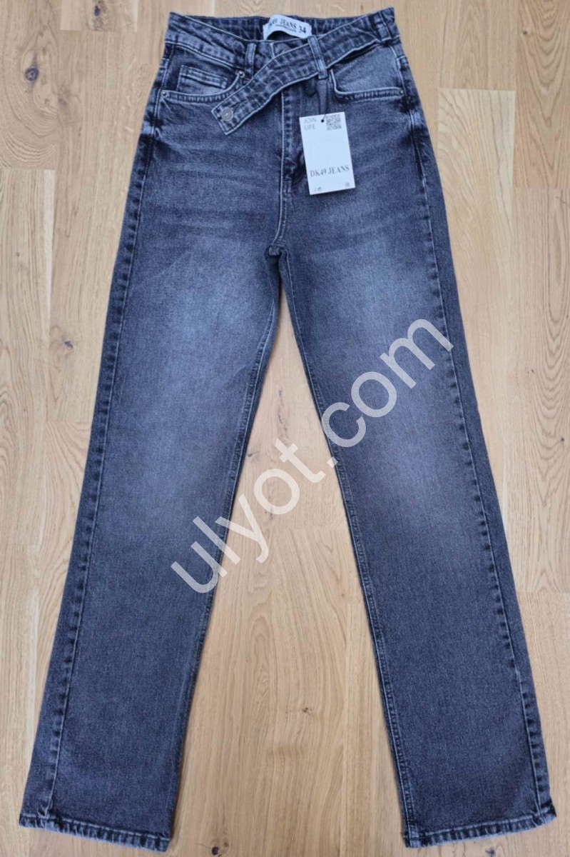 ДЖИНСИ DK49 (34-42) ГРАФІТ 1708