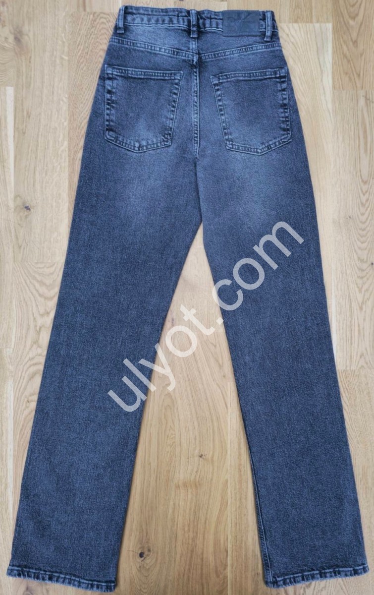 ДЖИНСИ DK49 (34-42) ГРАФІТ 1708