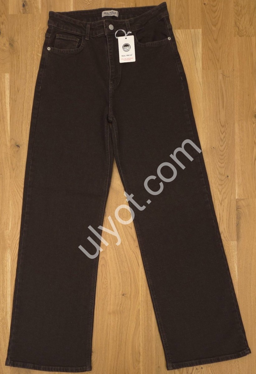 ДЖИНСЫ REAL FOCUS (30-36) ШОКОЛАД 1773 B403