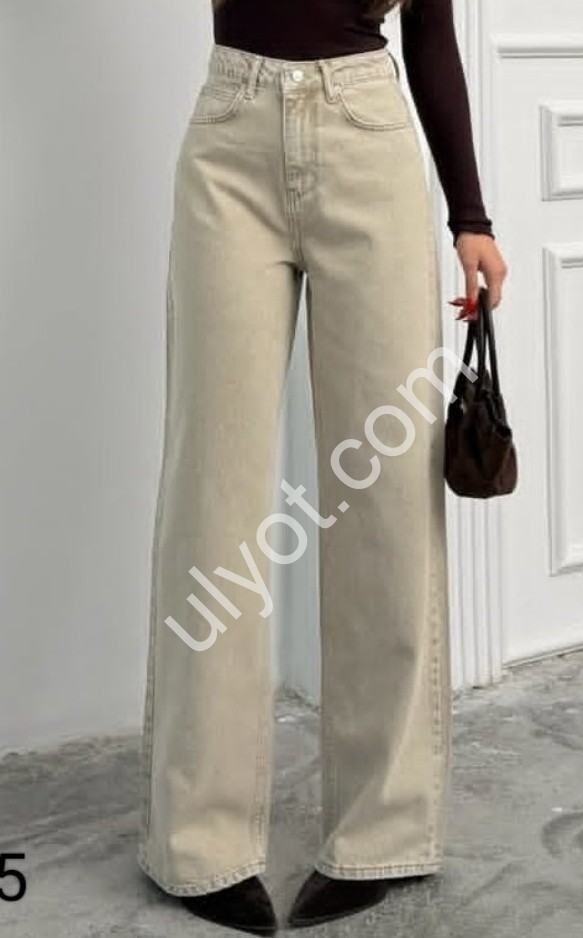 ДЖИНСИ WOMAN DENIM (34-40) СВ.ПІСОК 1025/1595