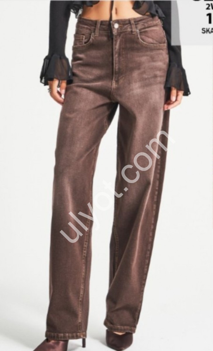 ДЖИНСИ IT'S BASIC (34-42) ШОКОЛАД 3216/2w5/16