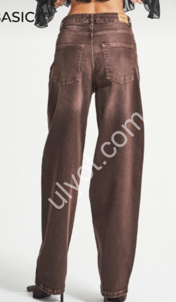 ДЖИНСИ IT'S BASIC (34-42) ШОКОЛАД 3216/2w5/16