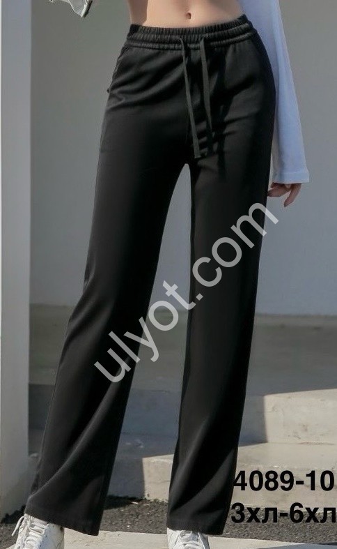 ШТАНИ (7XL-10XL) ЧОРНИЙ 4090