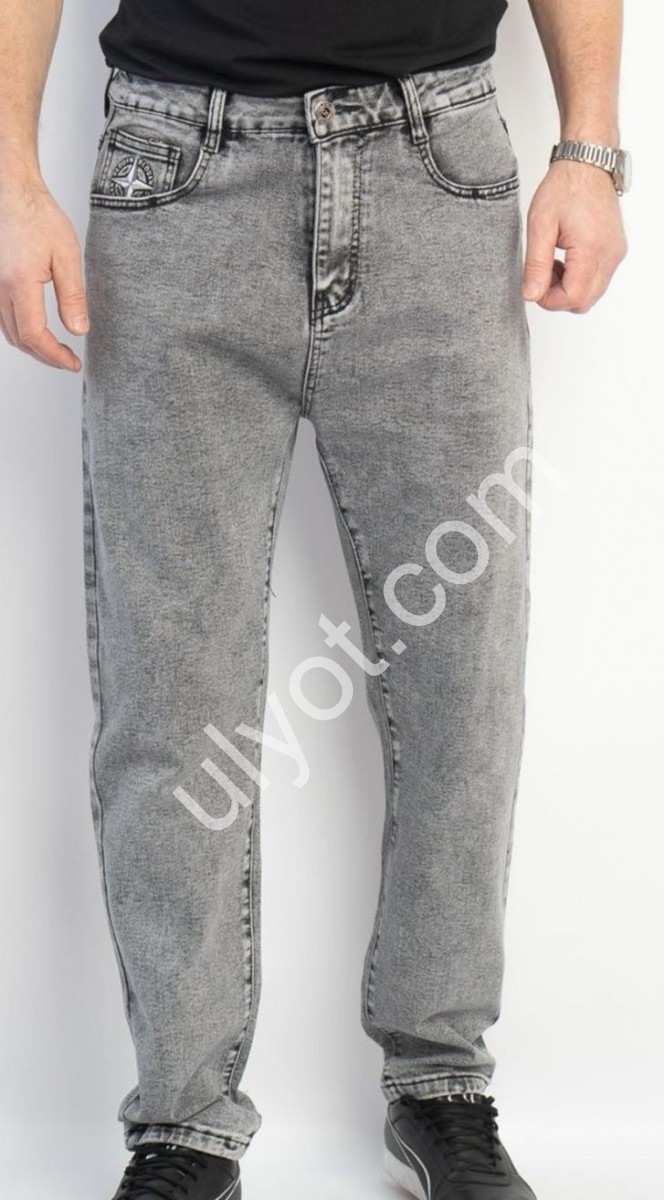 ДЖИНСИ CAPTAIN (28-36) СІРИЙ 5505