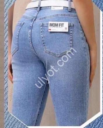 ДЖИНСЫ M.SARA (S-2XL) Т.СИНИЙ 3906-5