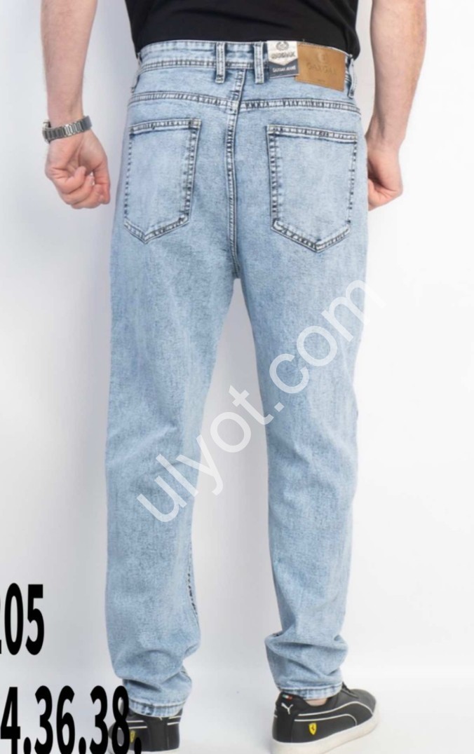 ДЖИНСЫ GAXGAX (29-38) ГОЛУБОЙ 1205