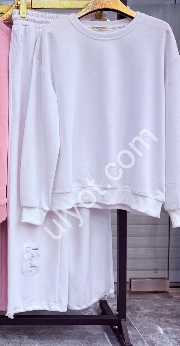 КОСТЮМ (44-50) ПРЯМОЙ РОЗОВЫЙ NNS31