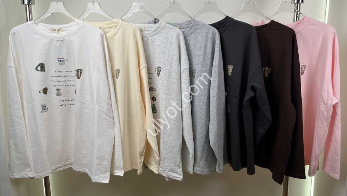 ЛОНГСЛІВ (OVER SIZE) МІКС T1791