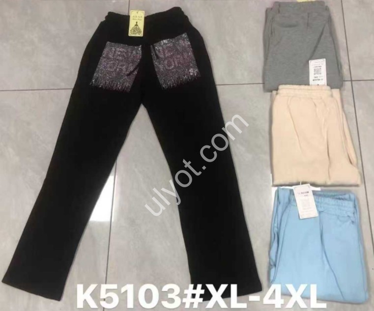 ШТАНЫ (44-50) ПРЯМОЙ СЕРЫЙ K5103