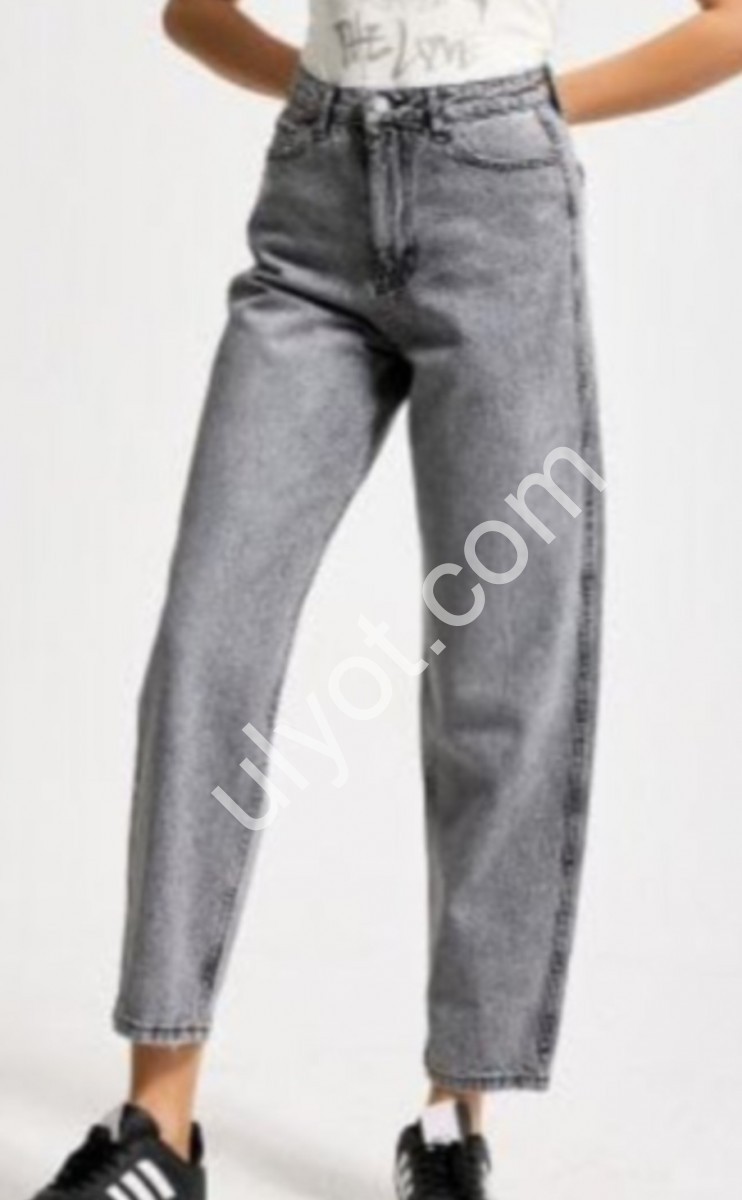 ДЖИНСЫ IT'S BASIC (34-42) СЕРЫЙ 3066/4s6/13