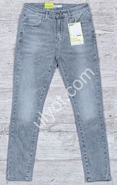 ДЖИНСИ M.SARA (31-42) СІРИЙ 5691-D