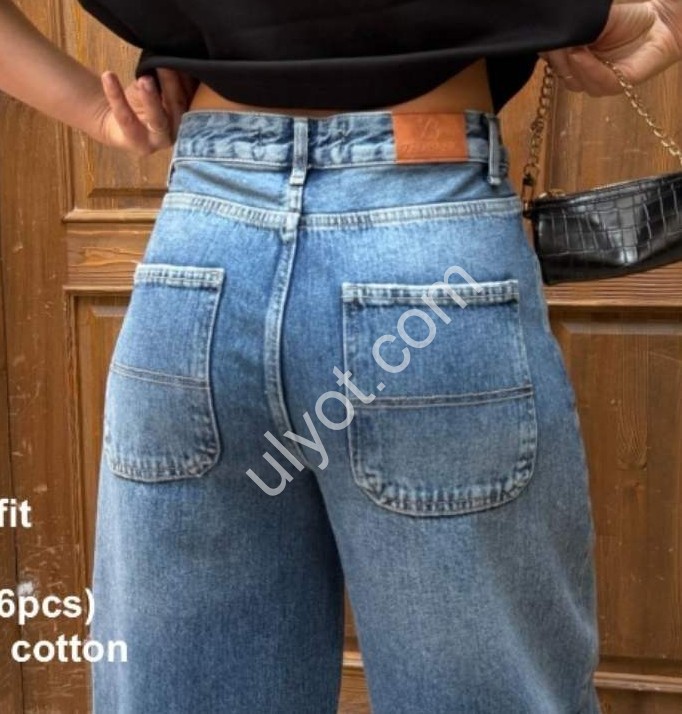 ДЖИНСИ ZEO BASIC (34-42) СИНІЙ 5136