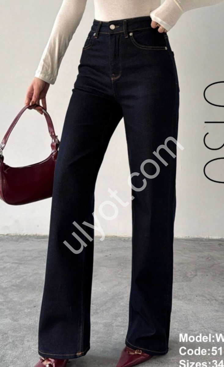 ДЖИНСЫ ZEO BASIC (34-42) Т.СИНИЙ 5170