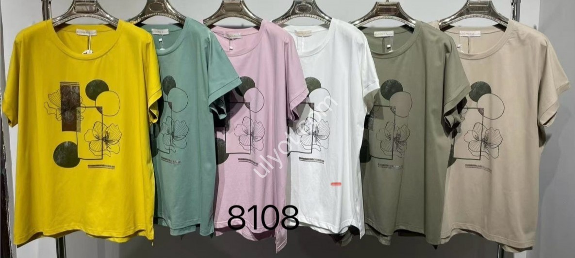 ФУТБОЛКА (ONE SIZE 50-56) МИКС 8108