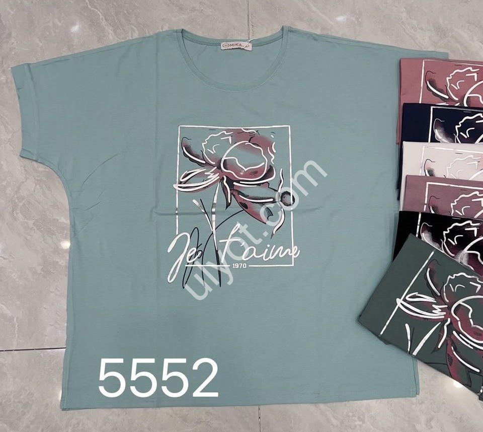 ФУТБОЛКА (ONE SIZE 50-54) МІКС 5552