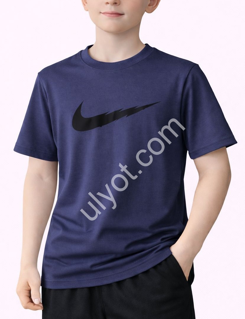 ФУТБОЛКА N02 (7-12 ЛЕТ) Т.СИНИЙ 