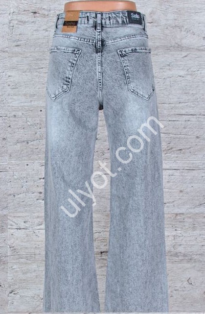 ДЖИНСЫ SASHA (26-31) СЕРЫЙ 2755