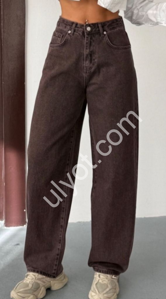 ДЖИНСЫ ZEO BASIC (34-42) ШОКОЛАД 5072