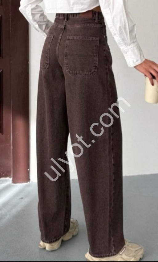 ДЖИНСЫ ZEO BASIC (34-42) ШОКОЛАД 5072