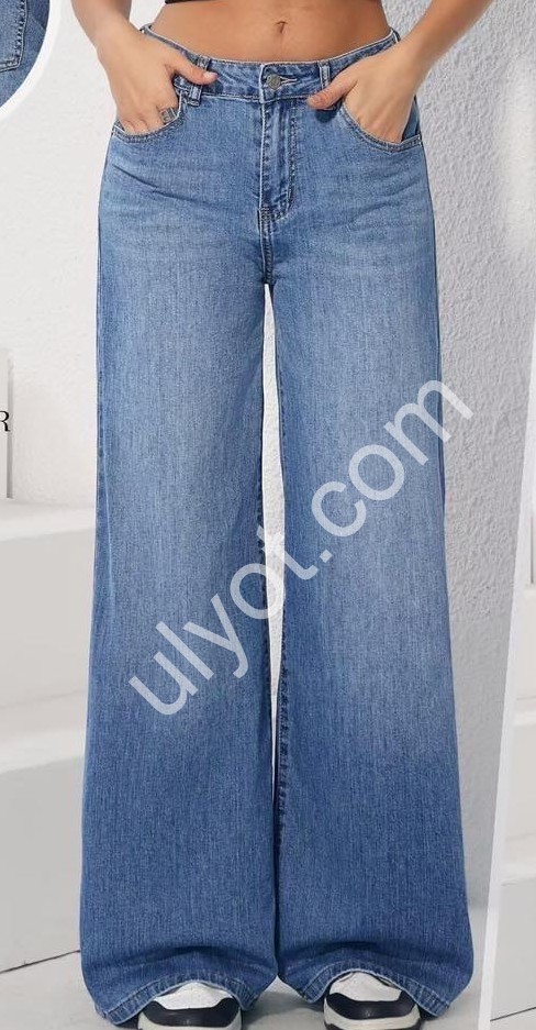 ДЖИНСИ M.SARA (XS-XL) СИНІЙ 3062-3