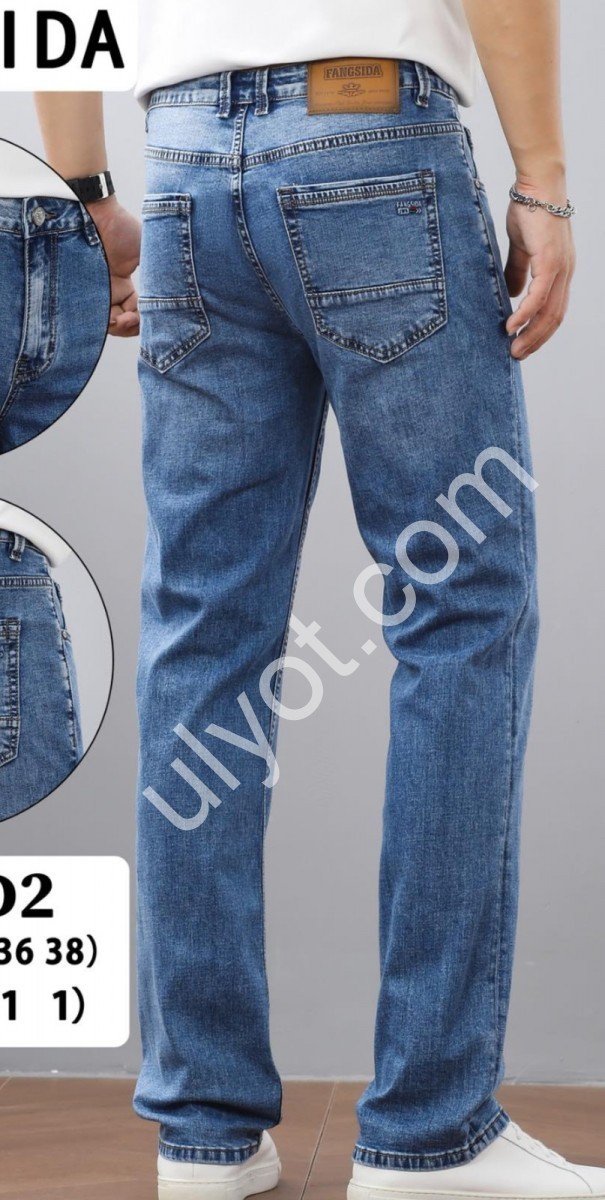 ДЖИНСИ FANGSIDA (31-38) Т.СИНІЙ 8893