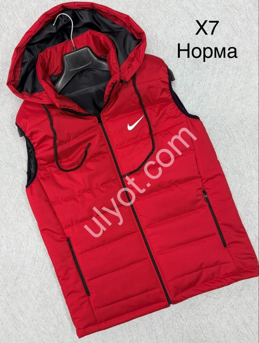 ЖИЛЕТКА N02 (48-56) КРАСНЫЙ X7