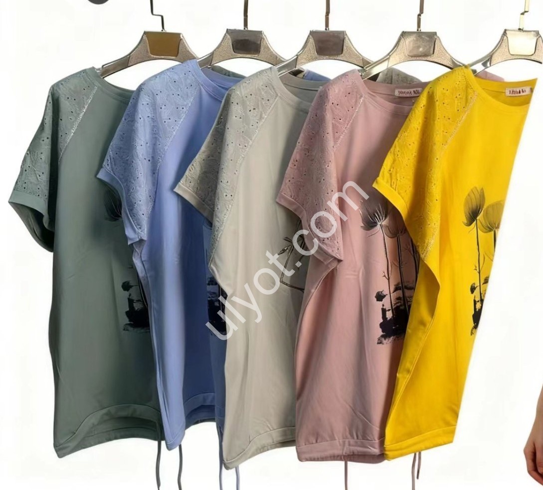 ФУТБОЛКА (5XL-8XL) ЖЕЛТЫЙ 8102