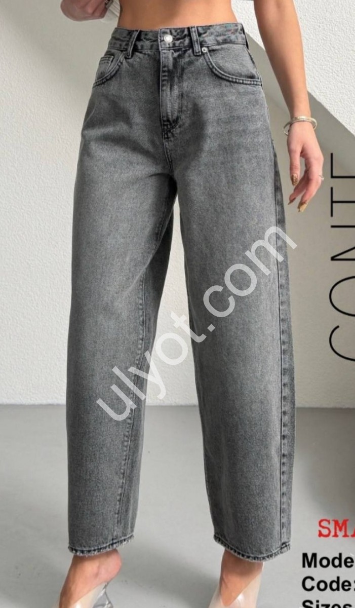 ДЖИНСИ ZEO BASIC (30-36) СІРИЙ 5215