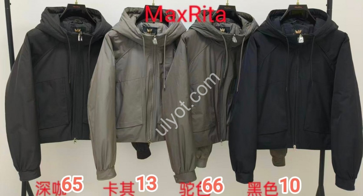 КУРТКА MAXRITA (S-2XL) ШОКОЛАД 2607-65