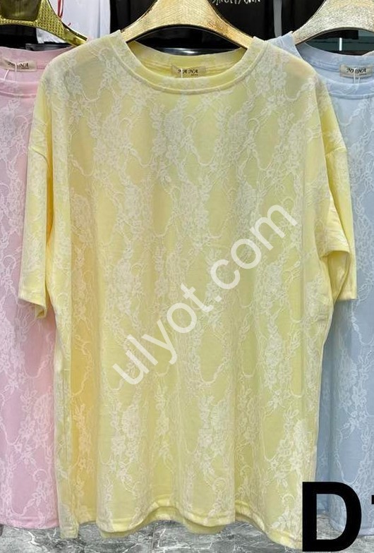 ФУТБОЛКА (OVER SIZE) МИКС D1301