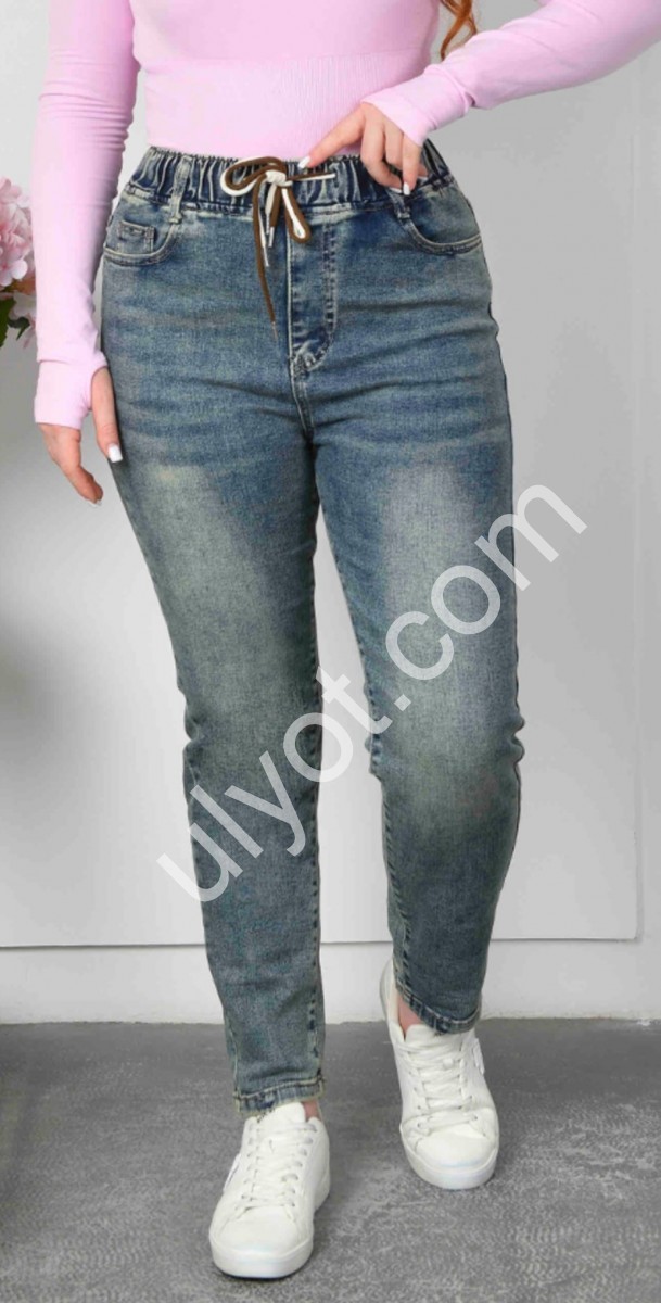 ДЖИНСИ M.MIKI (28-33) СИНІЙ-ЗЕЛЕНИЙ 6866