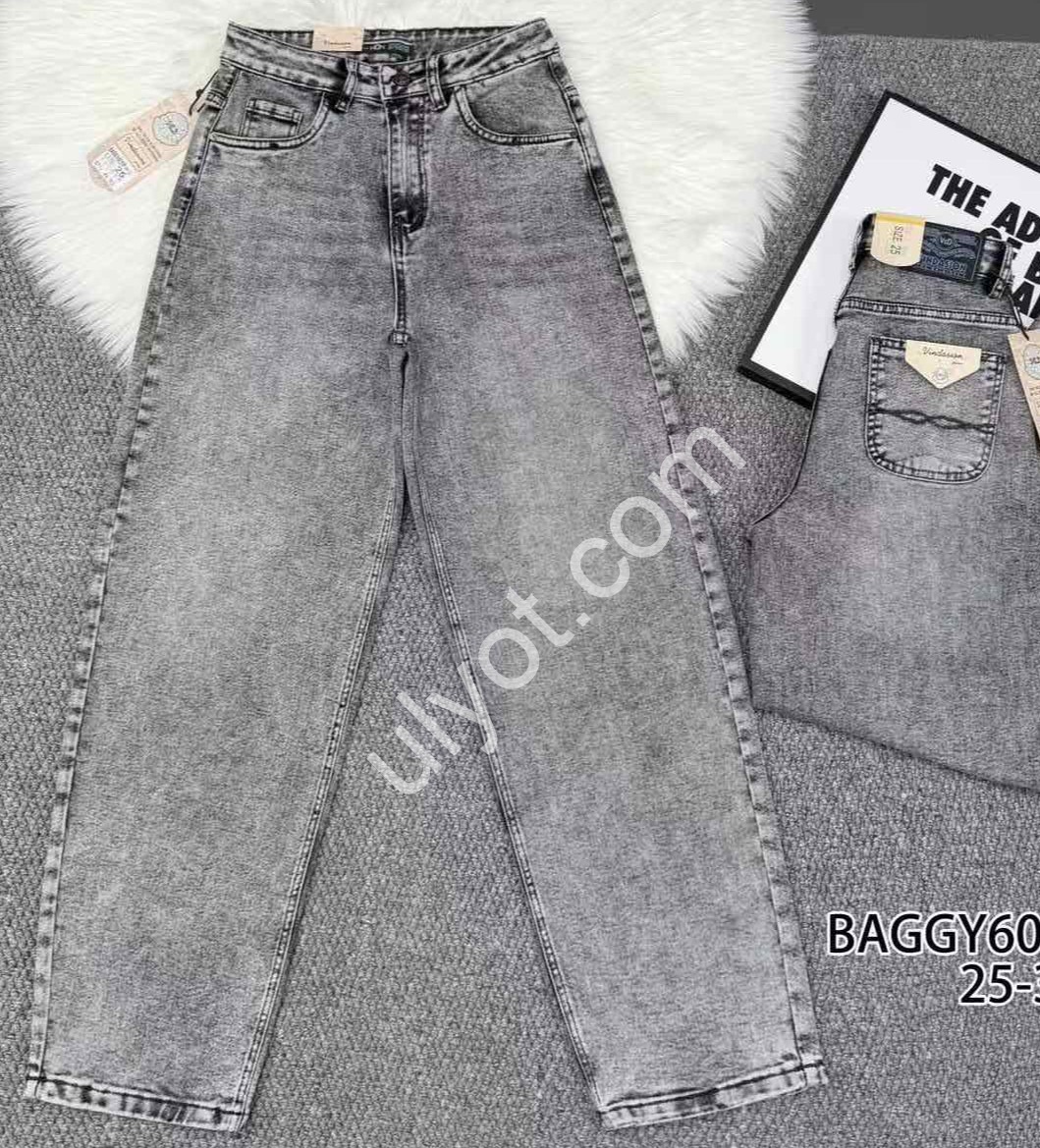 ДЖИНСИ V&D (25-30) СІРИЙ 6059