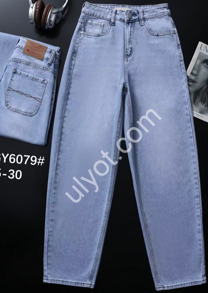 ДЖИНСИ V&D (25-30) БЛАКИТНИЙ 6079
