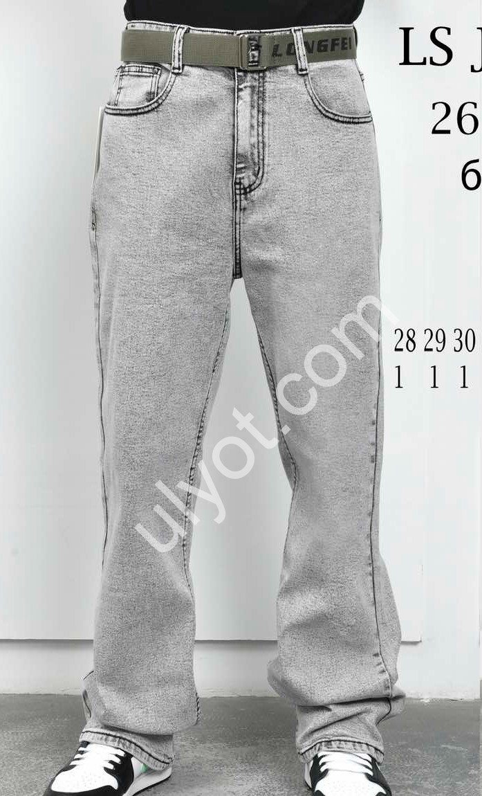 ДЖИНСИ LS JEANS (28-36) СІРИЙ 262