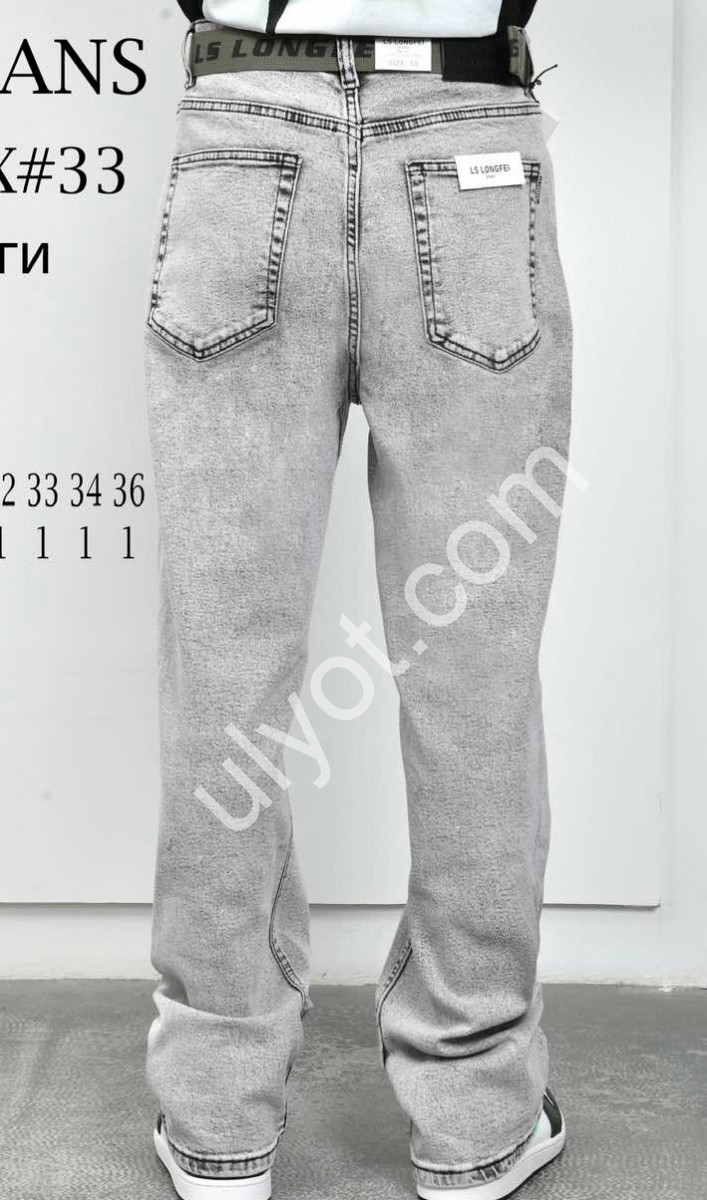 Фото 1 ДЖИНСЫ LS JEANS (28-36) СЕРЫЙ 262